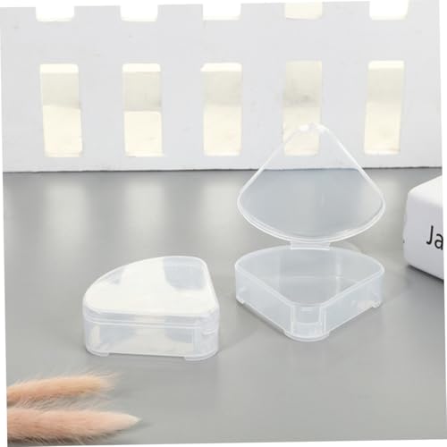 Gogogmee 10個 化粧スポンジ収納ケース 軽量コンパクト 持ち運び便利 三角 方形スポンジ対応 メイクパフ保護 防塵設計 毎日の清潔管理に