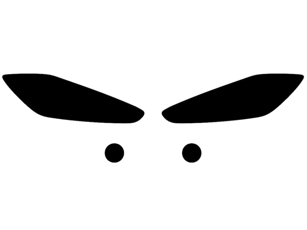 Rvinyl Headlight Tint Covers Compatible with Maserati GranTurismo 2008-2012 - Clear