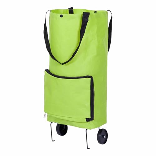 Cartro de Compras Plegable - Carrido de Mercado, transportista Plegable | Marco Duradero con Ruedas silenciosas, Mango de Agarre fácil, diseño Plegable Compacto, Cesta de Compras livianas para Uso en