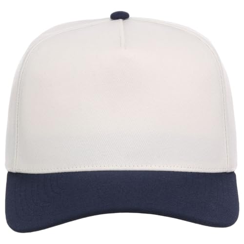 Image of Lids Blank Hook Shot A-Frame Adjustable Snapback Hat - Breathable Mesh & Lightweight | Curved Bill | One Size Fits Most