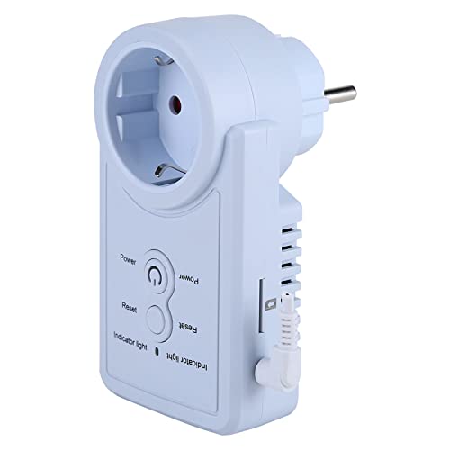 Presa di Corrente GSM Intelligente con Controllo della Temperatura e Allarme per Casa, Impianto, Hotel - Bianco, Spina Europea (Versione russa standard europea)