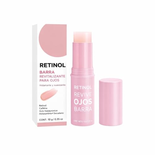 INSOLENZA Contorno de Ojos en Stick con Retinol y Cafeína – Anti Ojeras y Bolsas, Hidratante con Ácido Hialurónico y Escualano, 10 g