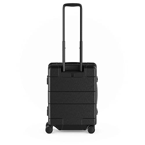 Image of Victorinox Lexicon Framed Series Hardside Cabin Luggage, 33 litres, Black, Polycarbonate, 610535 | Premium Swiss Trolley Suitcase