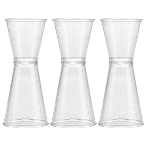 La mejor selección de Medidor de Onzas para Bar los más recomendados. 47 iplusmile Taza Medidora De Plástico Doble Cara 3 Piezas Jigger Medidor De Cóctel Preciso Para Bebidas Bar Hogar Ktv Compacto Ligero
