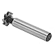 3 Mm T Schlitzschneider Bit für Mahlenstahl, mit Geraftem Schaft, 16 Mm Außenkreisdurchmesser, 10 Mm Schaftdurchmesser, aus Hochgeschwindigkeitsstahl, Exquisiter Verarbeitung, Bequem für CNC