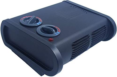 Caframo True North Heater. Low Profile, Quiet, Powerful Heater for Work and Home. Black, 11.25" x 8" x 5" (9206CABBX)