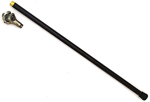 Snake Eye Tactical 34.5-Inches Walking Cane Pewter Handle with Small Storage NO Blade (3066) (2012) - Snake Eye Tactical
