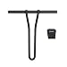 E.Palace All-Purpose Squeegee for Shower, Window, Car Glass and Kitchen with 3M Hook (Black)