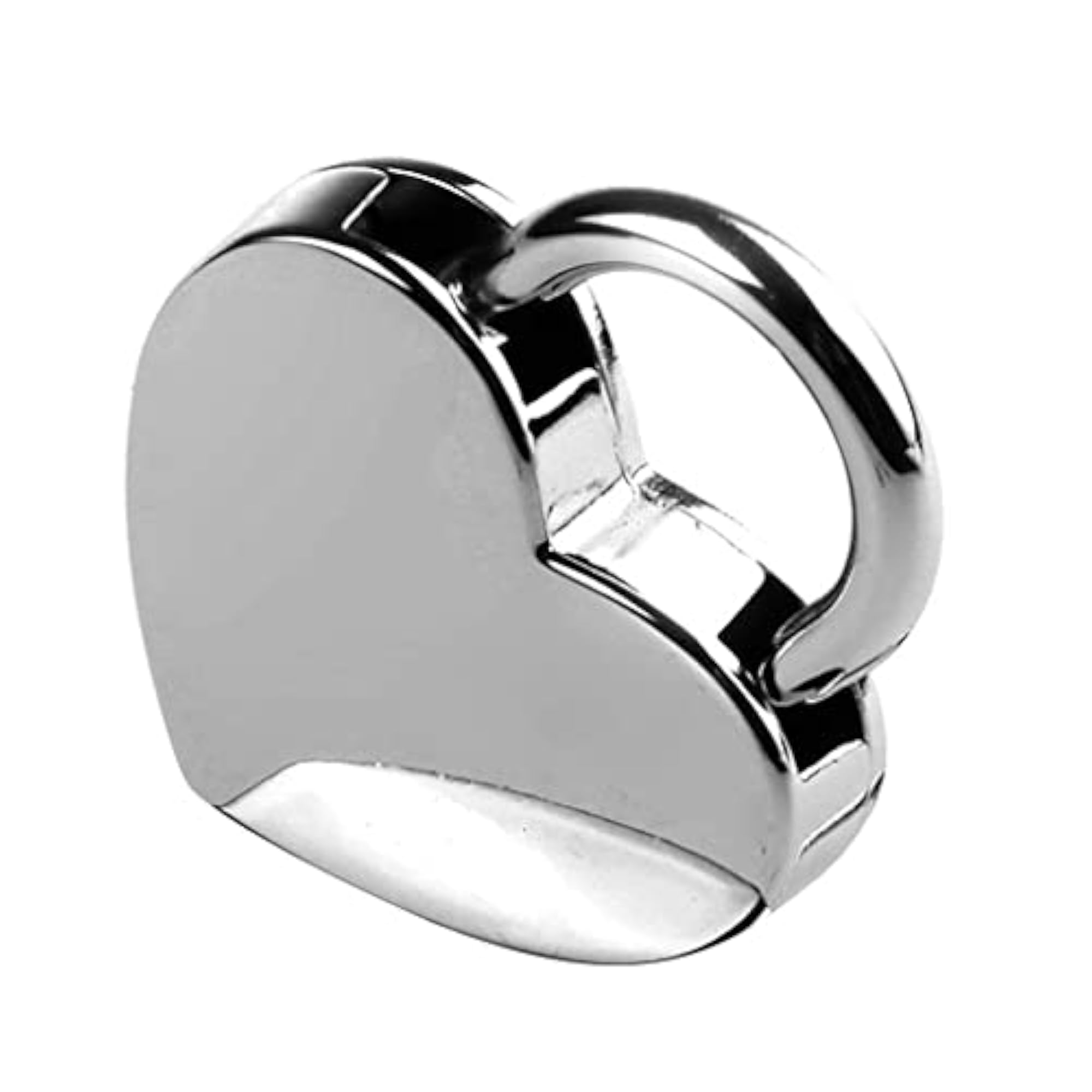 Mini Heart Shape Lock with Key, Silver