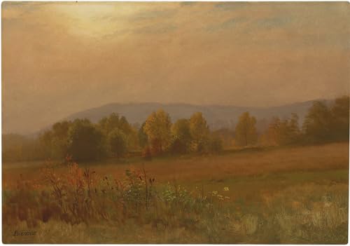 Impresión de carteles sobre lienzo de Albert Bierstadt en formato 60x90cm para pared