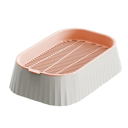 Vaso Per Gatta,Kit Coltivazione Prati Gatto con Vassoio Germinazione - Contenitore per Coltivazione a Doppio Strato Senza Terra per Gattini