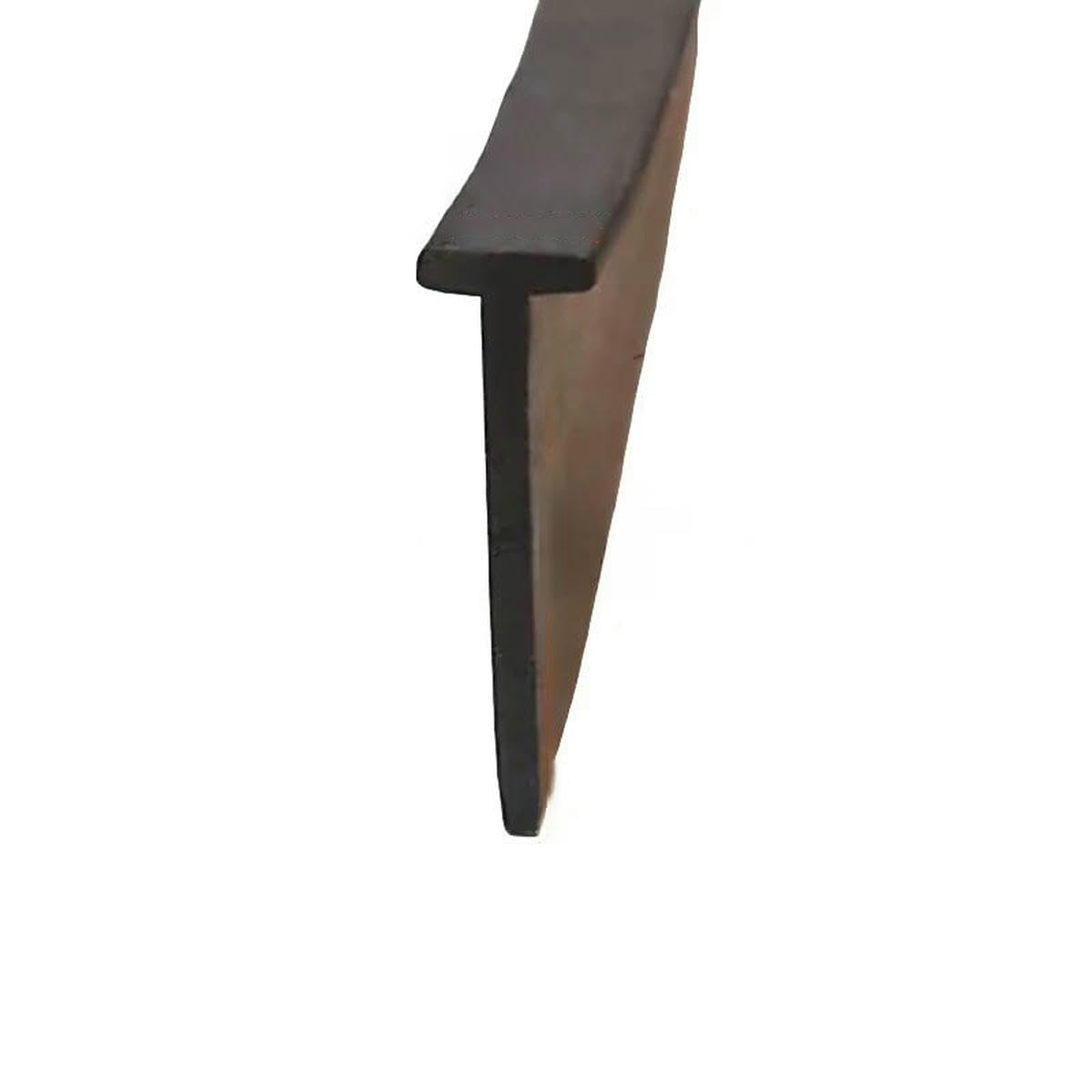 Guarnizione in silicone, Striscia di copertura in gomma a forma T for porte, mobili, auto, nera, dimensioni multiple 1-10 m(4.5x18.5mm T,1M or 3.28ft)
