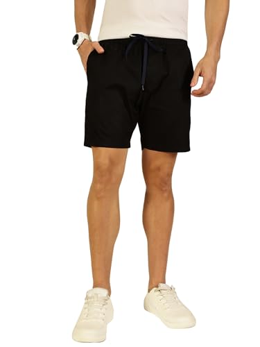 Image of Thomas Scott Men's | Solid | Chino Shorts | Regular Fit | 100% Cotton | Above Knee | Casual Short