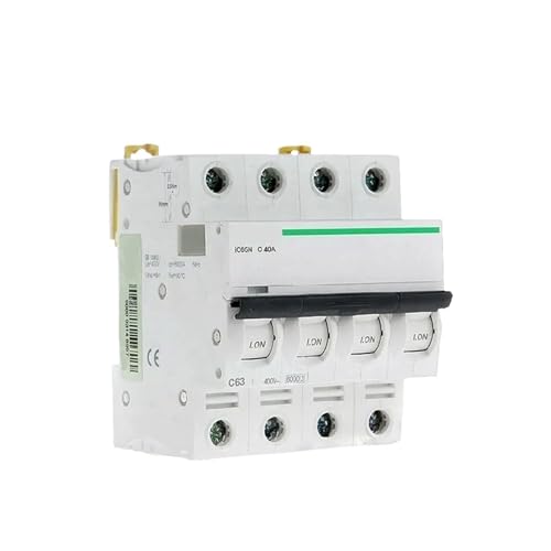 Interruptor de aire iC65N 4P contra sobrecargas electricas de 20A 3
