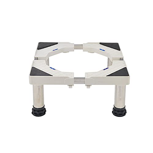 Base Ajustable con Patas Resistentes de 4/8/12 Pulgadas, Longitud/Ancho de 42-68 cm, bandejas de Piso para Lavadora, Secadora y refrigerador (4 Patas