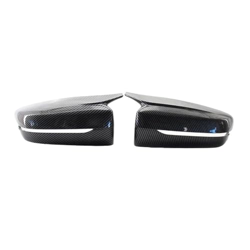 Car Mirror Housing for 3/5/6/7/8-Series G11 G12 G14 G15 G20 G21 G30 G31 G32 2019 2020 LHD Carbon Fiber Exterior Side Rearview Mirror Cover Trim Rearview Mirror Cover(Zwart)