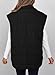 EVALESS Womens Puffer Vest Quilted Zip Up Cap Sleeve Jackets Lightweight Fall Outfits for Women 2025 Fashion Warm Winter Coats With Pockets Black Large