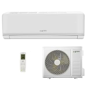 Green Electric Plus Mono-split-airconditioning, 9000 BTU, wifi, energie-efficiëntieklasse A++/A+ 2,5 kW, R32, wandmontage, laag stroomverbruik, met inverter, warmtepomp en buitenunit