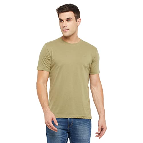 Image of Orewa by OKANE Men's Solid Round Neck Cotton T-Shirt (Pack of 2)