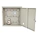 Okasiki 9-Door Cell Phone Locker with Individual Charging Outlets, Metal Phone Storage Cabinet with Keyed Locks, Employee Lockers for School, Factory, Gym, Government (Non-See-Through Style, 9 Doors)