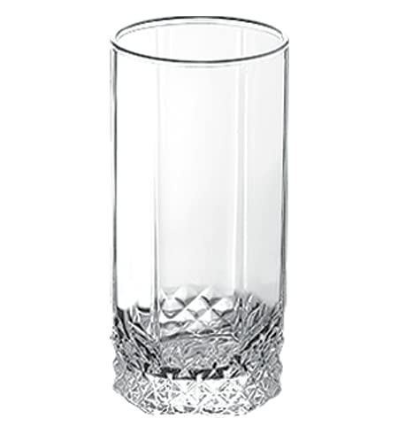 Starlit crystal glass set 300 ml ,heat resistant , 6 pc set, for hot/cold drinks (water/ juice / soft drinks)