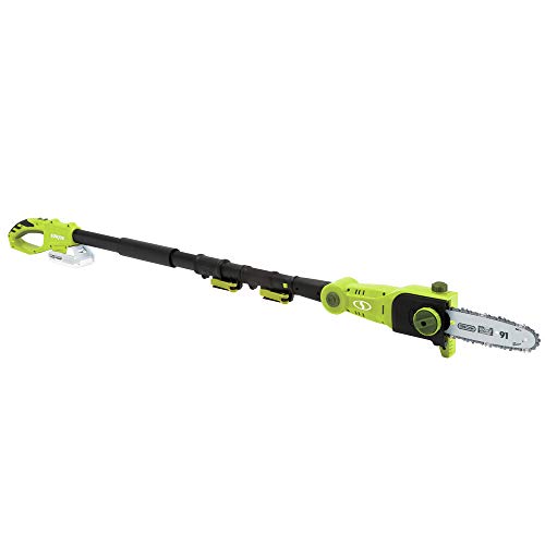 Sun Joe 24V-PS8-LTE 24-Volt 8-Inch 2 Cordless Telescoping Chainsaw Pole Saw, Kit (w/2.0-Ah Battery + Quick Charger)