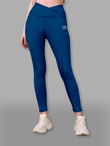 Image of Tight /Pants /Legging with Side Pocket, Stretchy Tights and a high Waist for Women and Girls' use in The Gym,Yoga,Running,Cycling