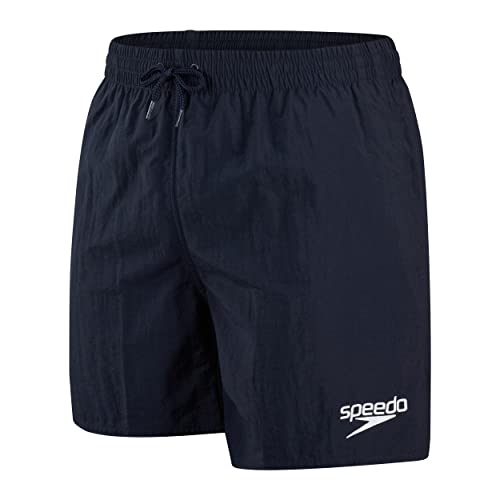 Speedo Men's 16" Watershort Swimming Trunks| Quick Dry | Comfortable Fit | Classic Style | Drawstring Waist Swimming Trunks S True Navy