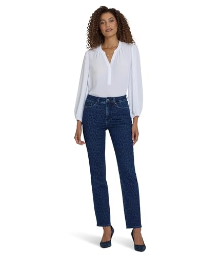NYDJ Women's High-Rise Marilyn Straight Jeans