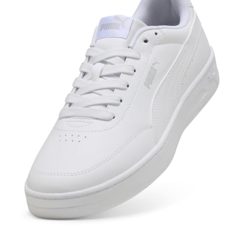 Puma Court Classic Clean Sneaker, Unisex, Weiß, Kühles Hellgrau, 11 UK – Ansicht 6