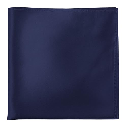 Image of MANSPHIL 100% Real Mulberry Silk Pocket Square for Men, 11x11 Inch Solid Handkerchiefs, Multi Colors