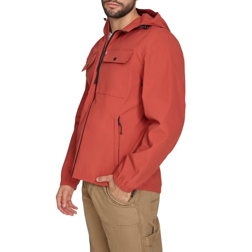 Levi's Men's Hooded Waterproof Arctic Cloth Rain Jacket3