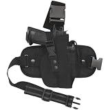 Fox Outdoor Products Mission Ready Drop Leg Holster, Black