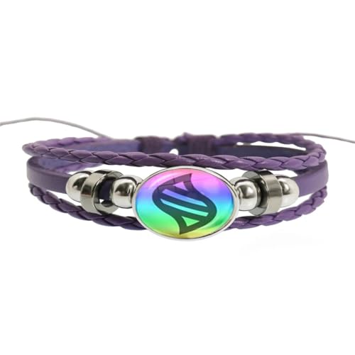 New For Trendy 2025 Anime Mega Stone Pokiemon Snap Weave Leather Bracelet 18Mm Glass Cabochon Adjustable Bangle Jewelry For Women Gift Jewelry Fashion Accessories Creative Gift3