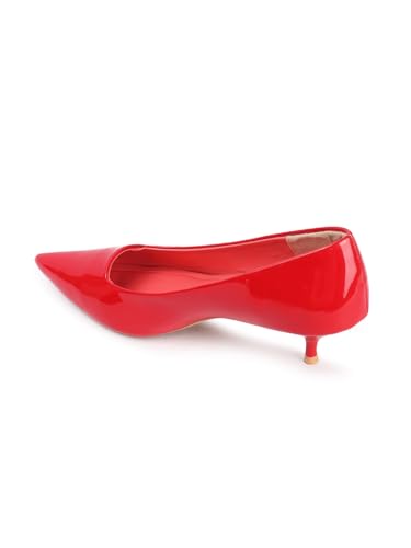 Image of Carlton London Women Comfortable Stiletto Heel Pointed Toe Slip On Fashion Shoes for Daily use, Office use, Casual use