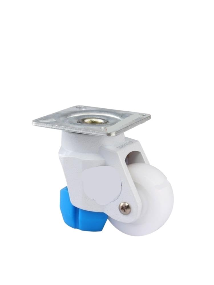 MXXDMOPD 1 Piece T50 Horizontally Adjustable Caster Suitable for Machinery Furniture and appliances(Blanc)