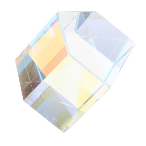 Hemobllo 1Set Prism Suncatcher Cube Light Reflection Decoration for Indoor Windows Unique DIY Present for Dazzling Sunlight Effects with Elegant Present Box