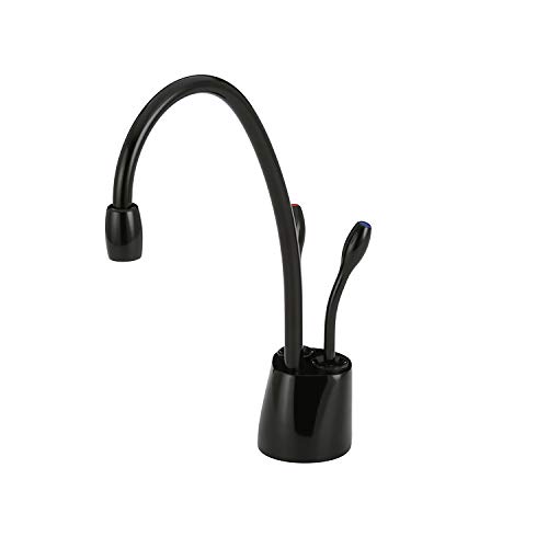 Image of in sink erator F-HC1100BLK Contemporary Instant Hot and Cold Water Dispenser-Faucet Only, Gloss Black
