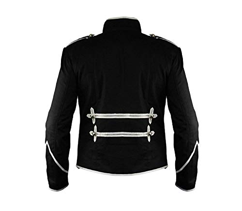 Ro Rox Steampunk Military Drummer Parade Jacket Emo Punk Men’s Jackets Gothic Clothing2