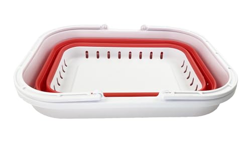 SAMMART 19L Collapsible Tub with Handle, Portable Outdoor Picnic Basket/Crater, Foldable Shopping Bag - Image 3