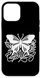 Custodia per iPhone 12 mini Line Art Entomologi Malachite Butterfly