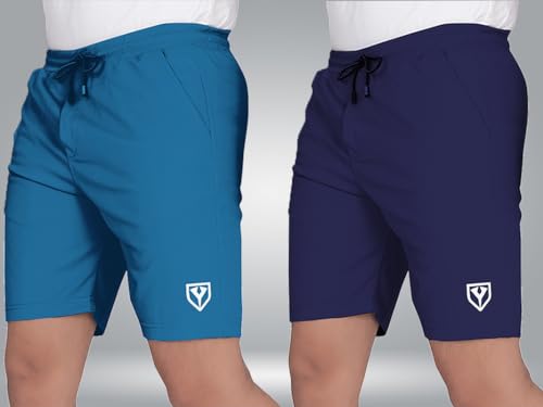 Image of Septem Men's Lycra Blend Shorts with Stylish Design Comfortable & Versatile Active Sports Wear Combo Pack