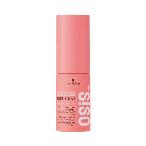 Schwarzkopf Professional OSiS Soft Dust Poudre Coiffante Pour Cheveux Volumisante Texture Ondulée Subtile Mouvement Pliable Fixation Légère 10 g