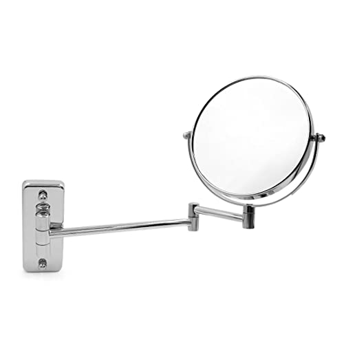 Espejo de maquillaje doble cara montado en pared 7 pulgadas