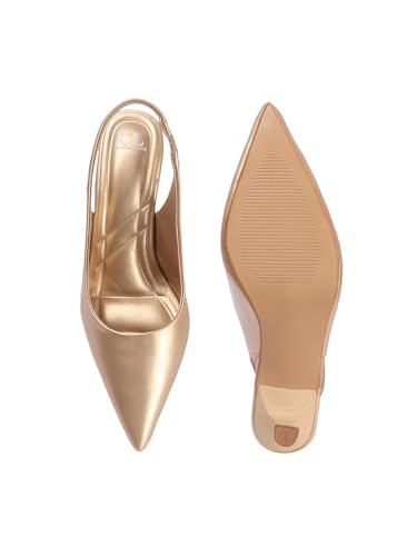 Image of Carlton London Women Stylish Backstap Sandal for Casual Wear, Party and Formal Wear with Stiletto Heels
