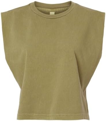 American Apparel Women's Garment-Dyed Heavyweight Muscle Tee