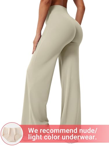 Image of YEOREO Ease Workout Leggings Womens No Front Seam Straight Leggings 29 inch / 31.5 inch / 33 inch / 35 inch High Waist Buttery Eddiy Yoga Pants