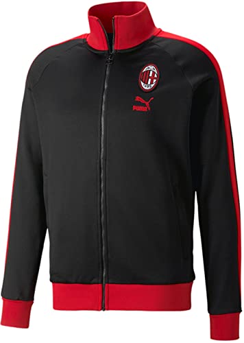 Veste de survêtement ACM PUMA T7 : le style rétro des Rossoneri pour vos sorties en ville