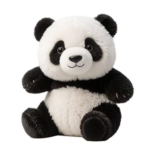 18cm Kuscheltier Pandas - Kuscheliges Plüsch-Panda Sofakissen | Weicher, Emotional Beruhigender Begleiter Plüschtier Süße Kuscheltierpuppe Für Frauen, Männer, Mädchen, Teenager, Erwachsene