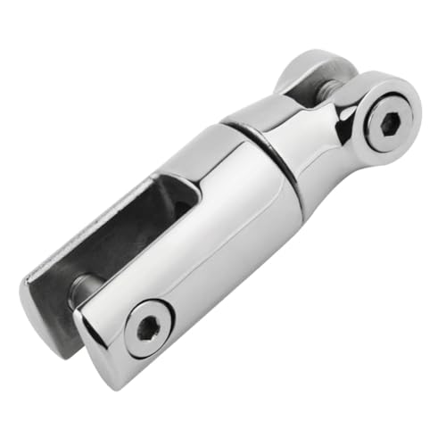Chaîne d'ancrage pivotant 10-12 mm en inox 316 avec connecteur rotatif anti-torsion